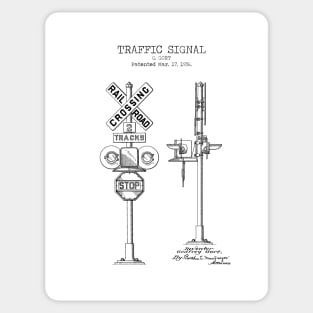 TRAFFIC SIGNAL patent Sticker